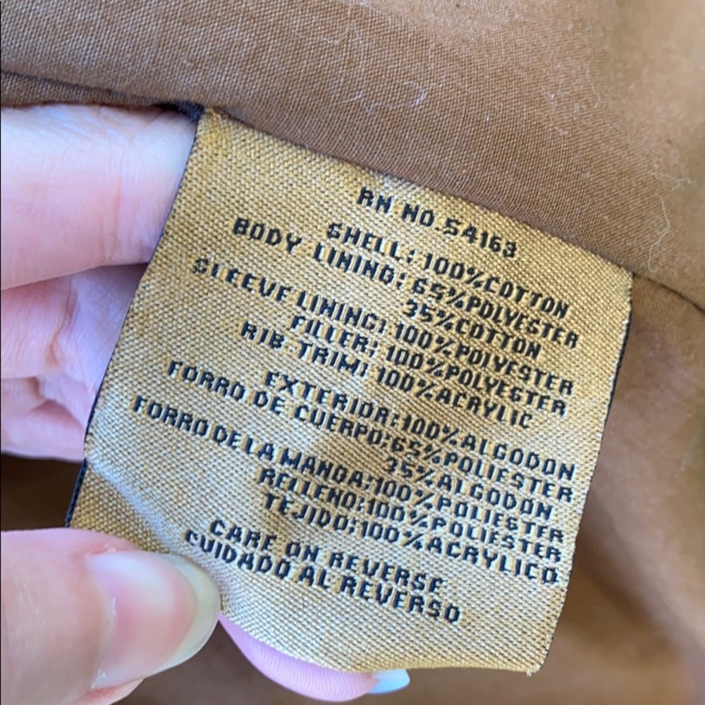 Men’s Vintage Brown Khaki Neutral Tan Levi’s Utility Barn Jacket Coat XXL 2XL 🧥 - Picture 9 of 13